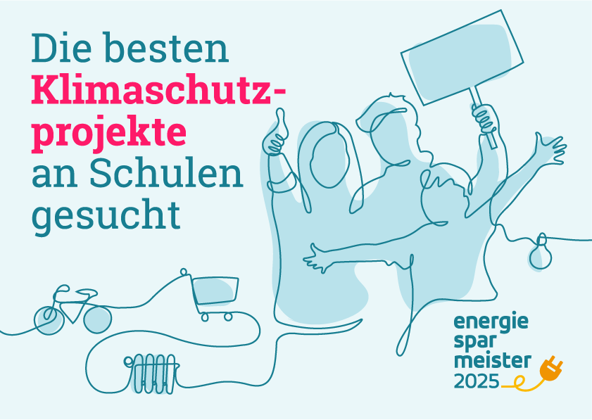 Energiesparmeister 2025 Logo mit Grafik