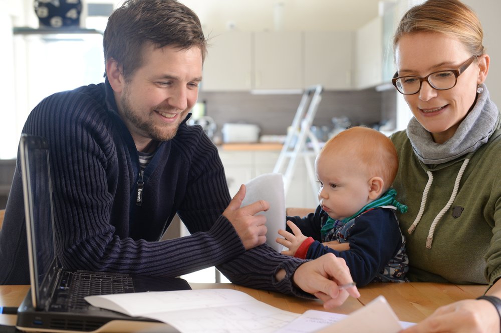 Praxistester Familie Krämer plant ihre Lüftungsanlage.