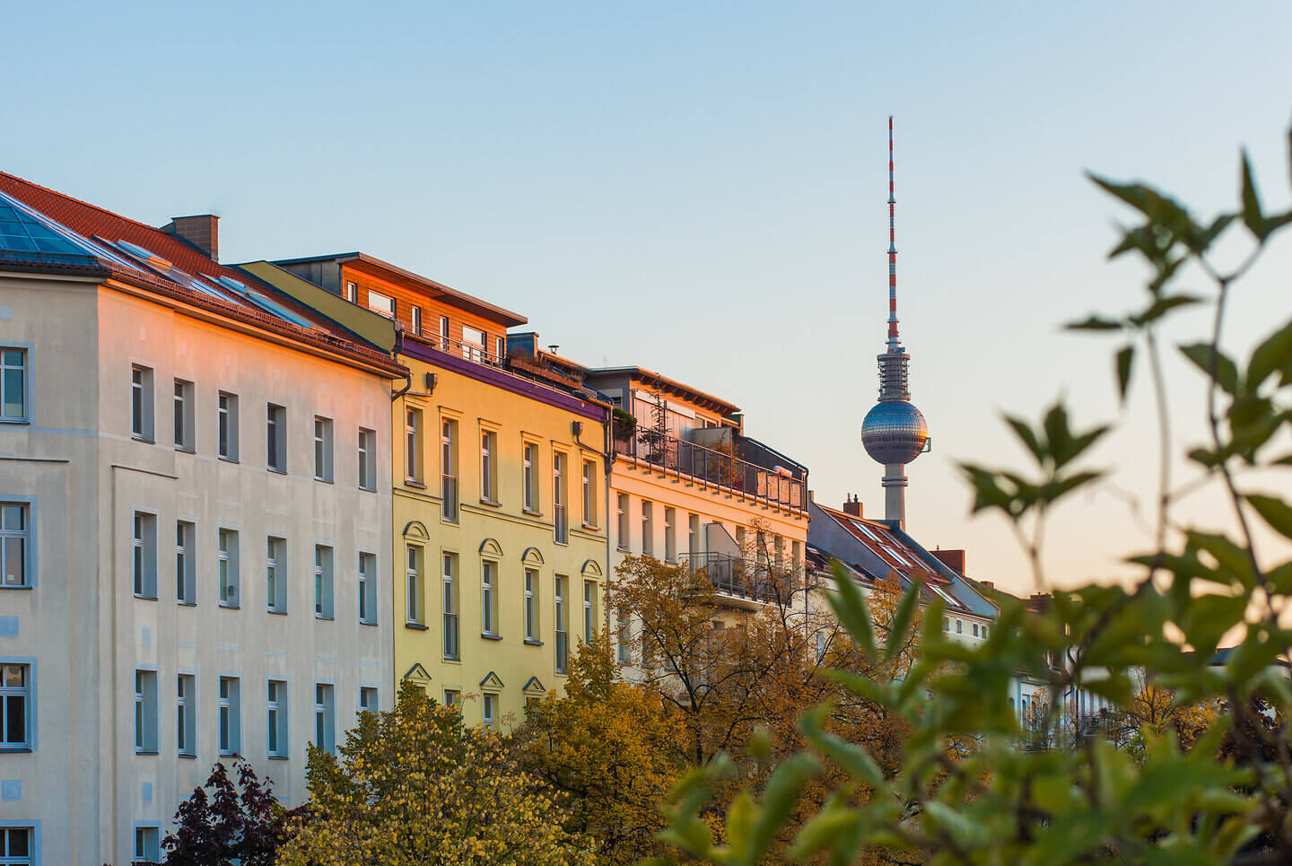 Sicht auf den Fernsehturm