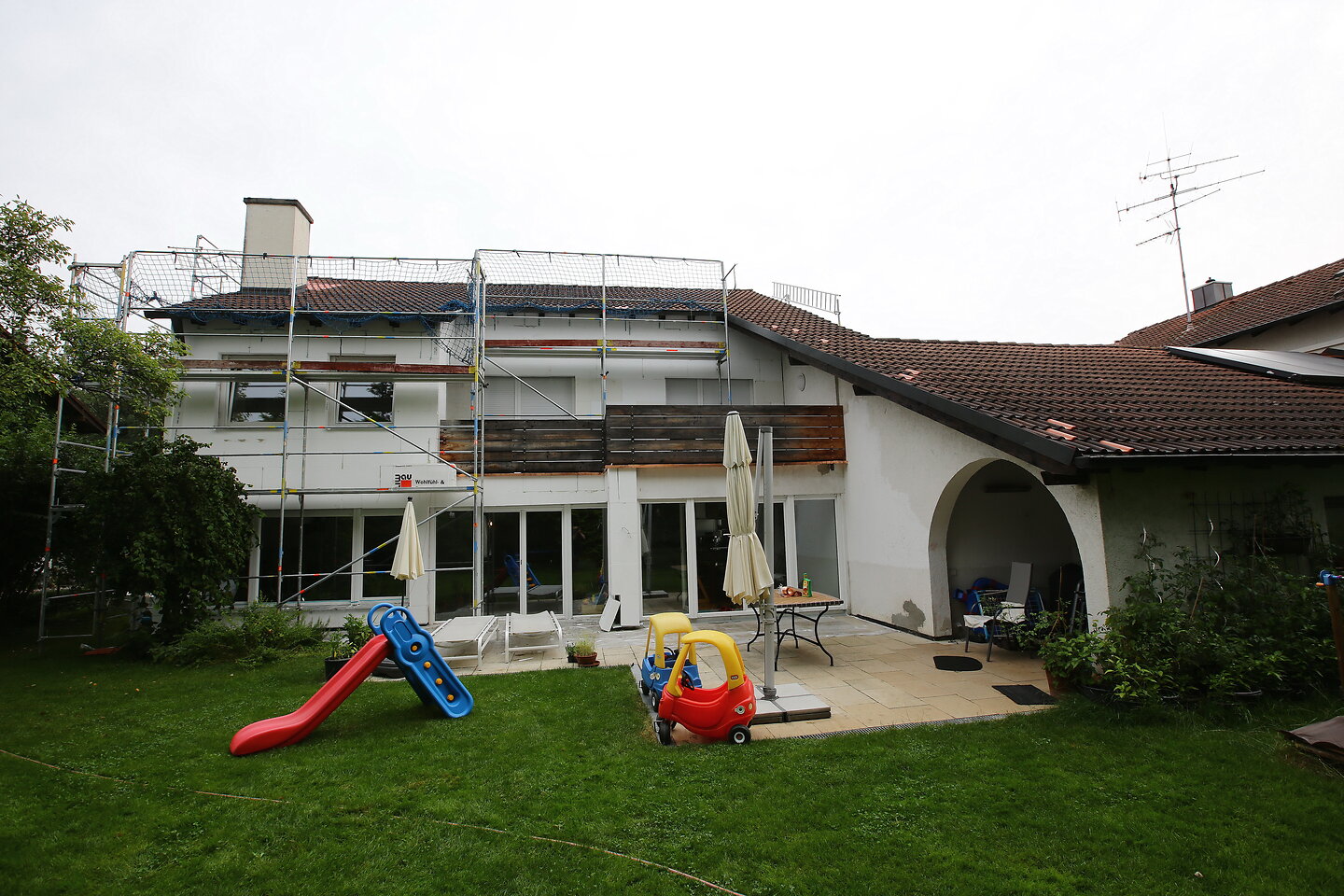 Das Haus von Familie Kniehase in Neubiberg bei München.